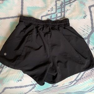 Black Lululemon Shorts - hardly worn